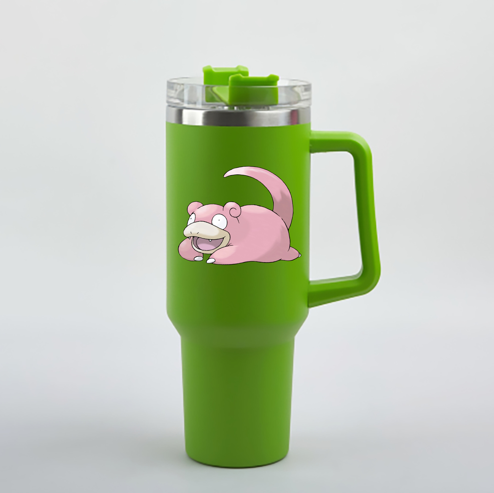 （画像用） ポケットモンスター Pokémon 1200mL車用タンブラー - クリスタルステッカー（プラスチックストロー付き）